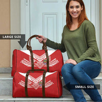 Tonga Rugby Travel Bag Ngatu Motifs and Pacific Patterns LT03 - Polynesian Pride