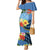 Micronesia Constitution Day Family Matching Mermaid Dress and Hawaiian Shirt Hibiscus and Tapa Tribal Pattern LT03 Mom's Dress Blue - Polynesian Pride