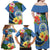 Micronesia Constitution Day Family Matching Off Shoulder Maxi Dress and Hawaiian Shirt Hibiscus and Tapa Tribal Pattern LT03 - Polynesian Pride