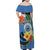 Micronesia Constitution Day Family Matching Off Shoulder Maxi Dress and Hawaiian Shirt Hibiscus and Tapa Tribal Pattern LT03 - Polynesian Pride