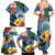 Micronesia Constitution Day Family Matching Summer Maxi Dress and Hawaiian Shirt Hibiscus and Tapa Tribal Pattern LT03 - Polynesian Pride