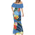 Micronesia Constitution Day Mermaid Dress Hibiscus and Tapa Tribal Pattern LT03 - Polynesian Pride