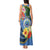 Micronesia Constitution Day Tank Maxi Dress Hibiscus and Tapa Tribal Pattern LT03 - Polynesian Pride