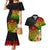 Polynesia Victory Day Couples Matching Mermaid Dress and Hawaiian Shirt Tribal Turtle and Hibiscus LT03 Reggae - Polynesian Pride