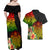 Polynesia Victory Day Couples Matching Off Shoulder Maxi Dress and Hawaiian Shirt Tribal Turtle and Hibiscus LT03 - Polynesian Pride