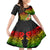 Polynesia Victory Day Family Matching Long Sleeve Bodycon Dress and Hawaiian Shirt Tribal Turtle and Hibiscus LT03 Daughter's Dress Reggae - Polynesian Pride