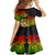 Polynesia Victory Day Family Matching Long Sleeve Bodycon Dress and Hawaiian Shirt Tribal Turtle and Hibiscus LT03 - Polynesian Pride