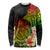 Polynesia Victory Day Long Sleeve Shirt Tribal Turtle and Hibiscus LT03 Unisex Reggae - Polynesian Pride