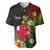 Wallis and Futuna Victory Day Baseball Jersey Tribal Polynesian Tattoo and Hibiscus Flower LT03 Reggae - Polynesian Pride