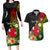 Wallis and Futuna Victory Day Couples Matching Long Sleeve Bodycon Dress and Hawaiian Shirt Tribal Polynesian Tattoo and Hibiscus Flower LT03 Reggae - Polynesian Pride