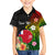 Wallis and Futuna Victory Day Family Matching Long Sleeve Bodycon Dress and Hawaiian Shirt Tribal Polynesian Tattoo and Hibiscus Flower LT03 Son's Shirt Reggae - Polynesian Pride