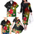 Wallis and Futuna Victory Day Family Matching Off Shoulder Long Sleeve Dress and Hawaiian Shirt Tribal Polynesian Tattoo and Hibiscus Flower LT03 - Polynesian Pride