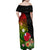 Wallis and Futuna Victory Day Family Matching Off Shoulder Maxi Dress and Hawaiian Shirt Tribal Polynesian Tattoo and Hibiscus Flower LT03 - Polynesian Pride