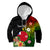 Wallis and Futuna Victory Day Kid Hoodie Tribal Polynesian Tattoo and Hibiscus Flower LT03 Hoodie Reggae - Polynesian Pride