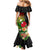 Wallis and Futuna Victory Day Mermaid Dress Tribal Polynesian Tattoo and Hibiscus Flower LT03 - Polynesian Pride