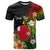 Wallis and Futuna Victory Day T Shirt Tribal Polynesian Tattoo and Hibiscus Flower LT03 Reggae - Polynesian Pride