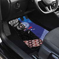 Samoa and Aotearoa Together Car Mats Tatau Art Tattoos-Taniko and Maori with Fern LT03 - Polynesian Pride