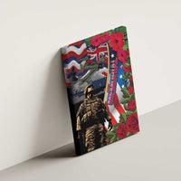 Hawaii and United States Memorial Day Canvas Wall Art Honor and Remember The Fallen LT03 - Polynesian Pride