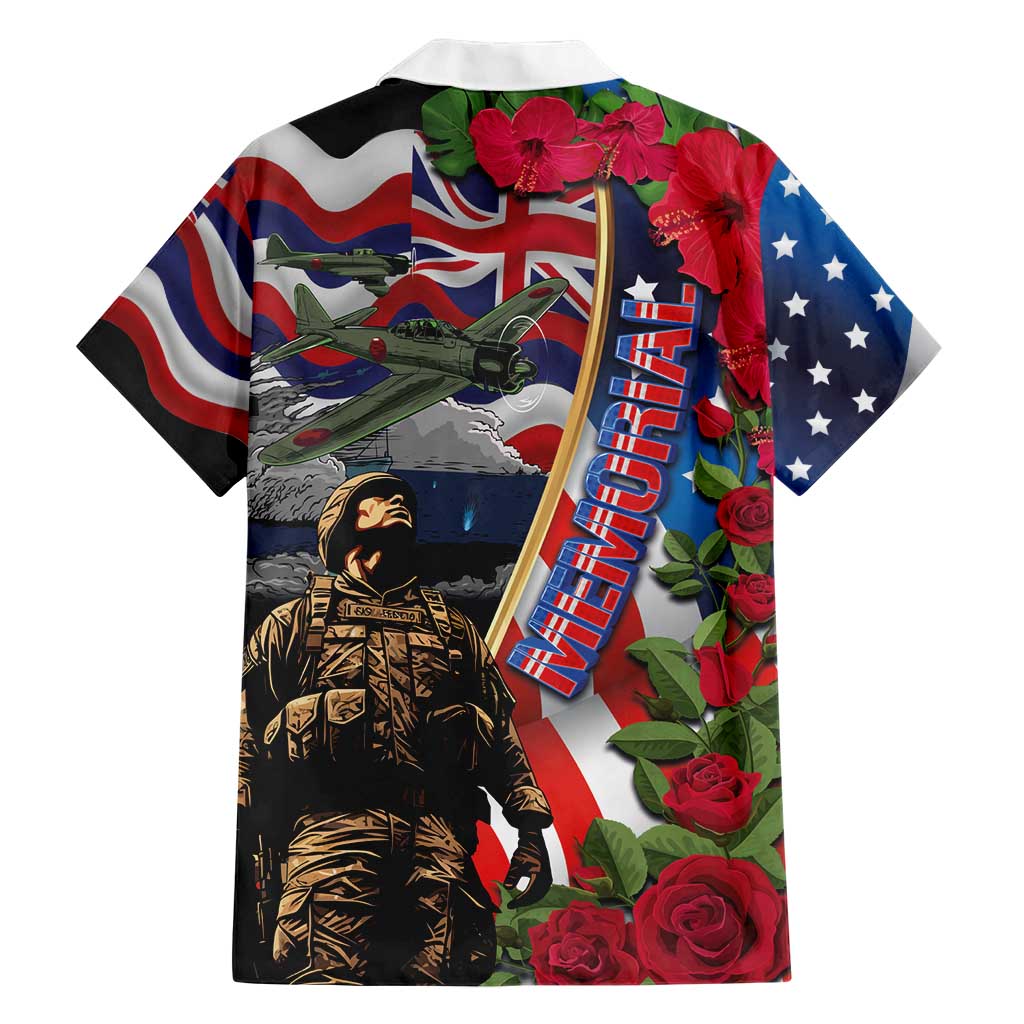 Hawaii and United States Memorial Day Hawaiian Shirt Honor and Remember The Fallen LT03 - Polynesian Pride