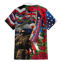 Hawaii and United States Memorial Day Hawaiian Shirt Honor and Remember The Fallen LT03 - Polynesian Pride