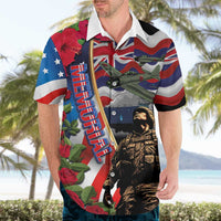Hawaii and United States Memorial Day Hawaiian Shirt Honor and Remember The Fallen LT03 - Polynesian Pride