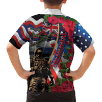 Hawaii and United States Memorial Day Hawaiian Shirt Honor and Remember The Fallen LT03 - Polynesian Pride