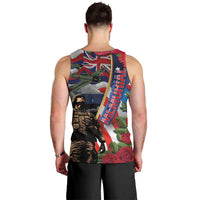 Hawaii and United States Memorial Day Men Tank Top Honor and Remember The Fallen LT03 - Polynesian Pride