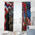 Hawaii and United States Memorial Day Window Curtain Honor and Remember The Fallen