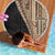 Samoa Siapo Motif Half Style Beach Blanket Brown Version