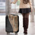 Samoa Siapo Motif Half Style Luggage Cover Brown Version