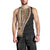 Samoa Siapo Motif Half Style Men Tank Top Brown Version