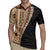 Samoa Siapo Motif Half Style Rugby Jersey Brown Version