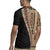 Samoa Siapo Motif Half Style Rugby Jersey Brown Version