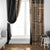 Samoa Siapo Motif Half Style Window Curtain Brown Version