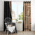 Samoa Siapo Motif Half Style Window Curtain Brown Version