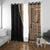 Samoa Siapo Motif Half Style Window Curtain Brown Version