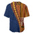 Samoa Siapo Motif Half Style Baseball Jersey Colorful Version