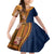 Samoa Siapo Motif Half Style Family Matching Mermaid Dress and Hawaiian Shirt Colorful Version