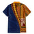 Samoa Siapo Motif Half Style Family Matching Mermaid Dress and Hawaiian Shirt Colorful Version