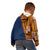 Samoa Siapo Motif Half Style Kid Hoodie Colorful Version