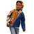 Samoa Siapo Motif Half Style Kid Hoodie Colorful Version