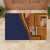 Samoa Siapo Motif Half Style Rubber Doormat Colorful Version