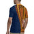 Samoa Siapo Motif Half Style Rugby Jersey Colorful Version