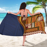 Samoa Siapo Motif Half Style Sarong Colorful Version