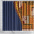 Samoa Siapo Motif Half Style Shower Curtain Colorful Version