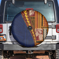 Samoa Siapo Motif Half Style Spare Tire Cover Colorful Version