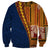 Samoa Siapo Motif Half Style Sweatshirt Colorful Version