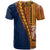 Samoa Siapo Motif Half Style T Shirt Colorful Version