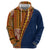 Samoa Siapo Motif Half Style Zip Hoodie Colorful Version