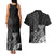 Guam Latte Stone Chamorro Culture Couples Matching Tank Maxi Dress and Hawaiian Shirt Tapa Pattern